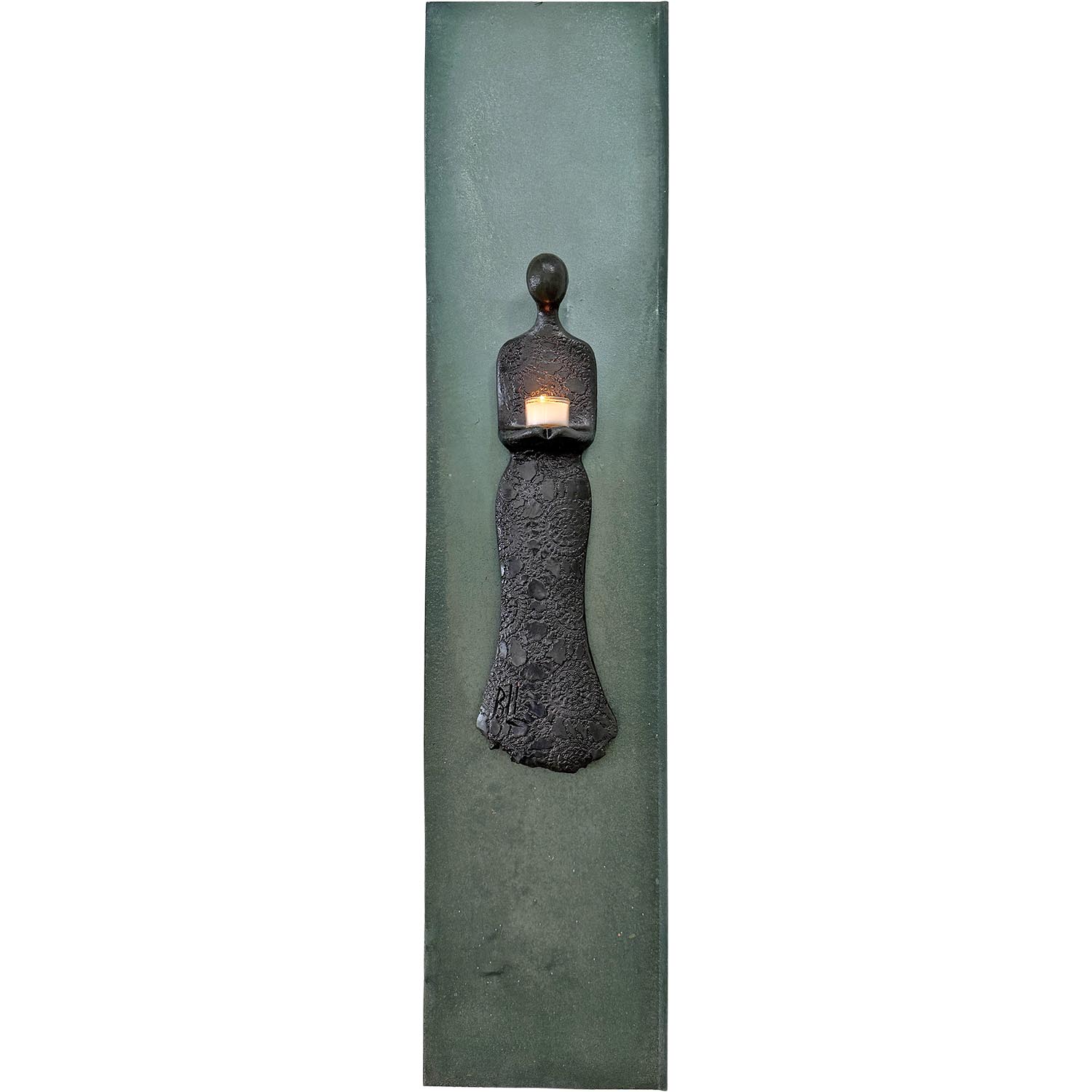 Lysdame, original på metall