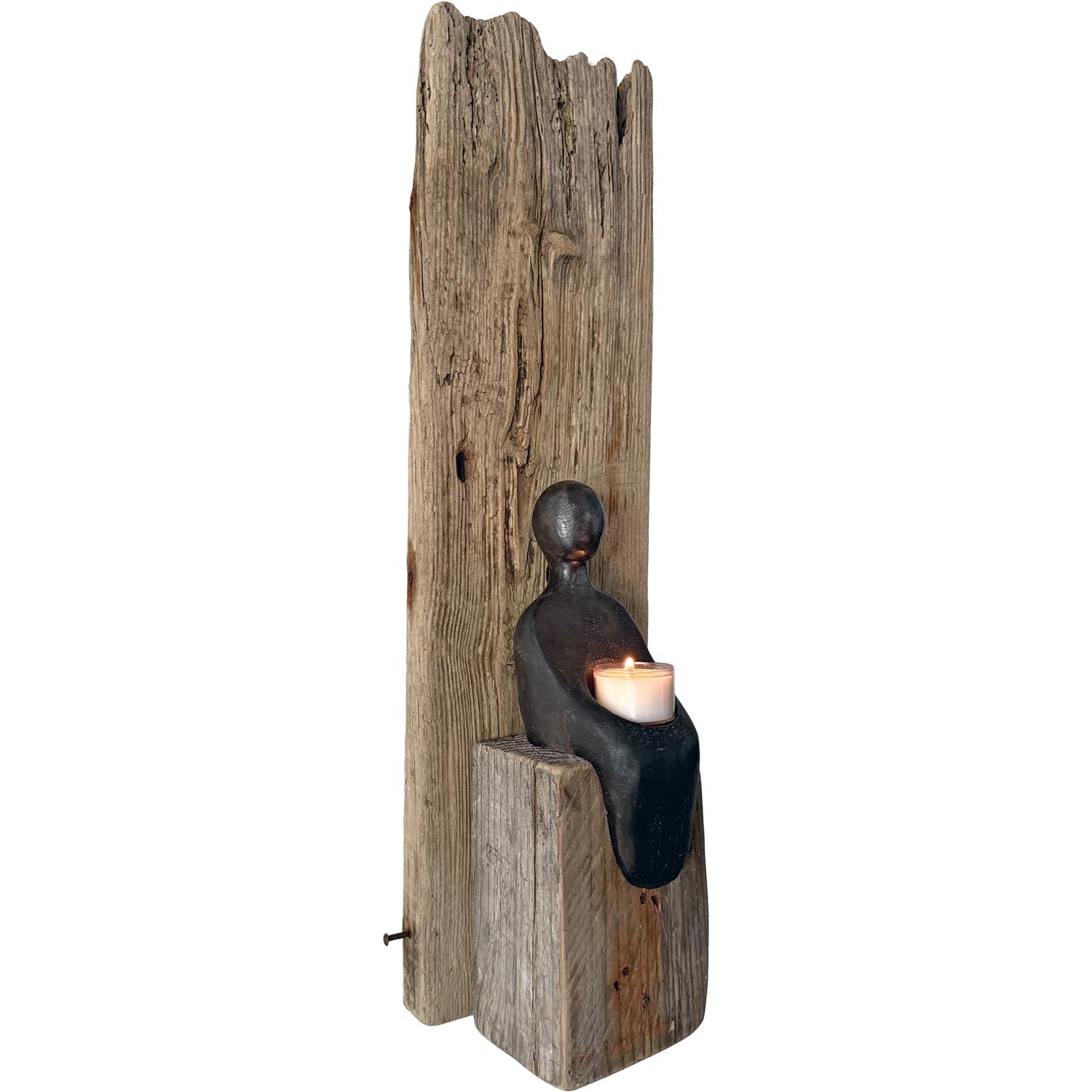 Alenesitter CXCVI, original på rekved for vegg eller bord