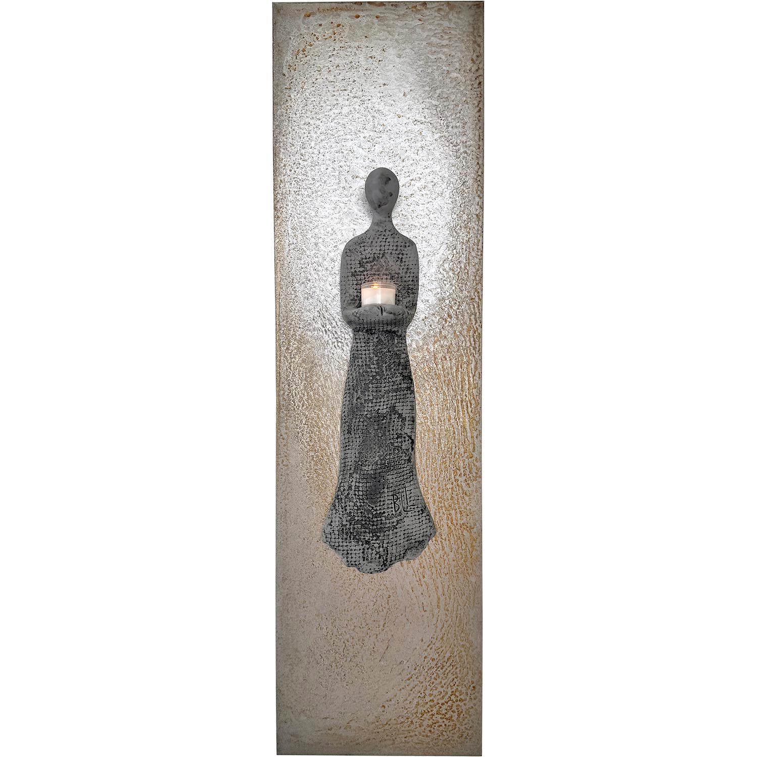 Lysdame, original på metall