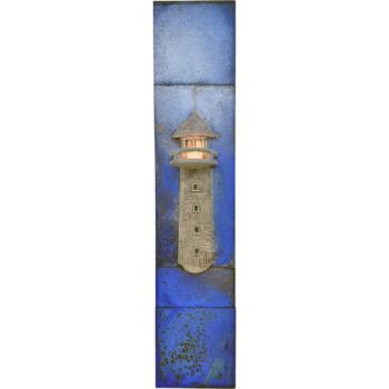 Faros "LXX", original på collage av gjenbruksmetall